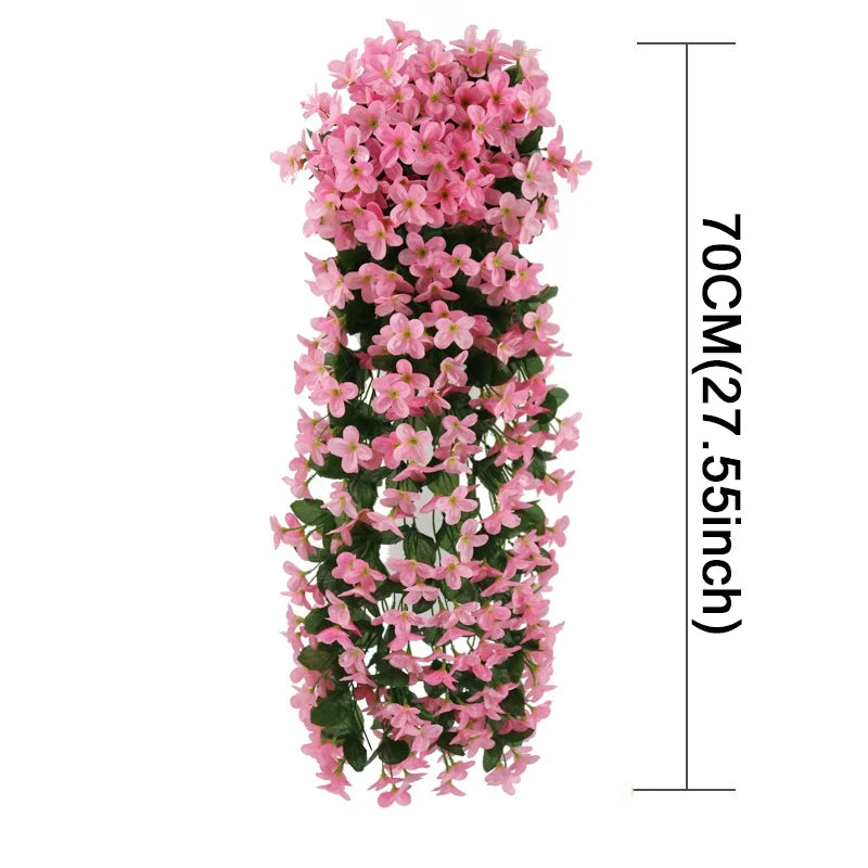 人工バイオレット 吊り下げフェイクフラワー