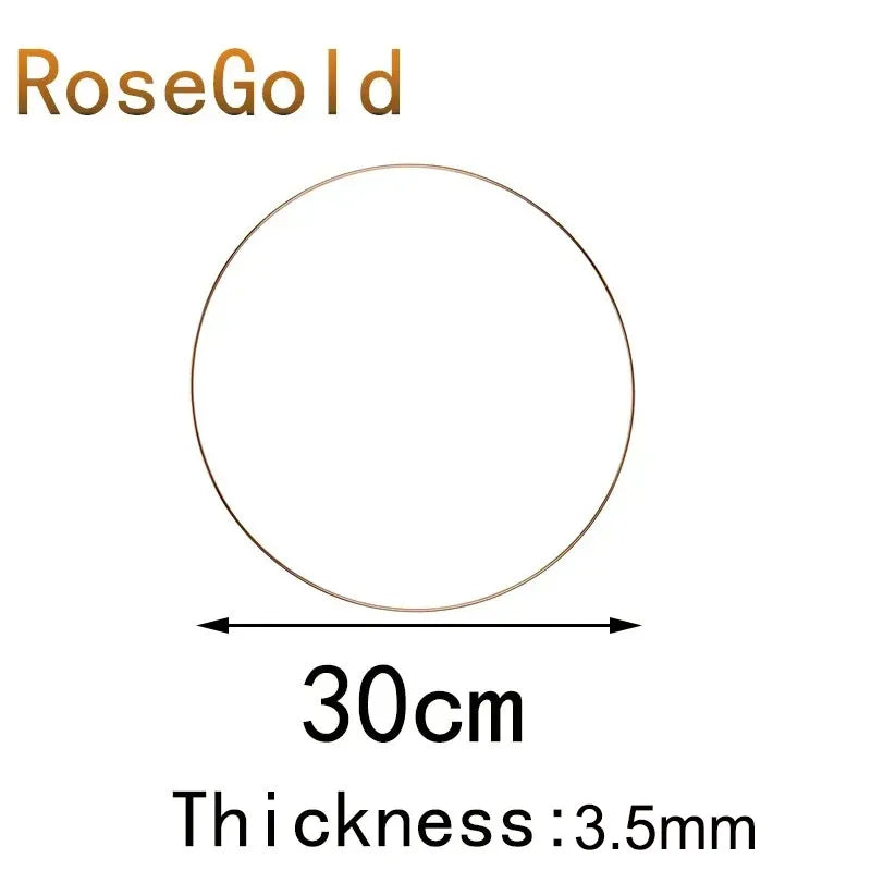 リース用クラフトリング(ゴールド/シルバー)