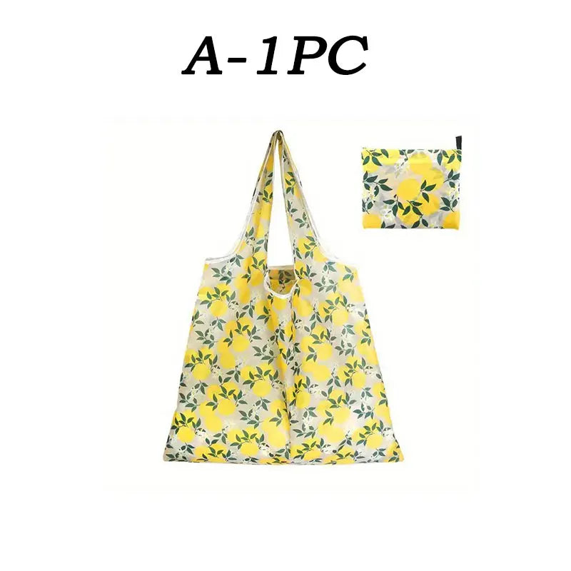 |ノベルティ用品 | 大容量・折りたたみ式プリントエコバッグ | 46×40c