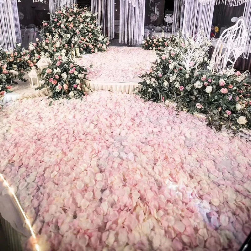 パーティー・イベント装飾|造花シルクローズ花びら(500/1000/3000枚)