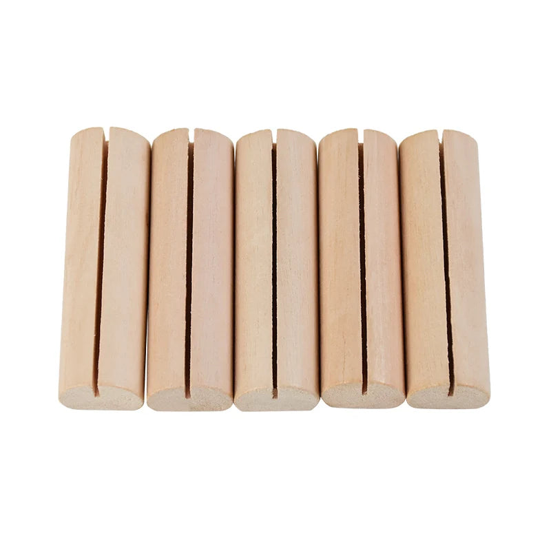 イベント・結婚式装飾|木製プレースカードホルダー 5/10個セット