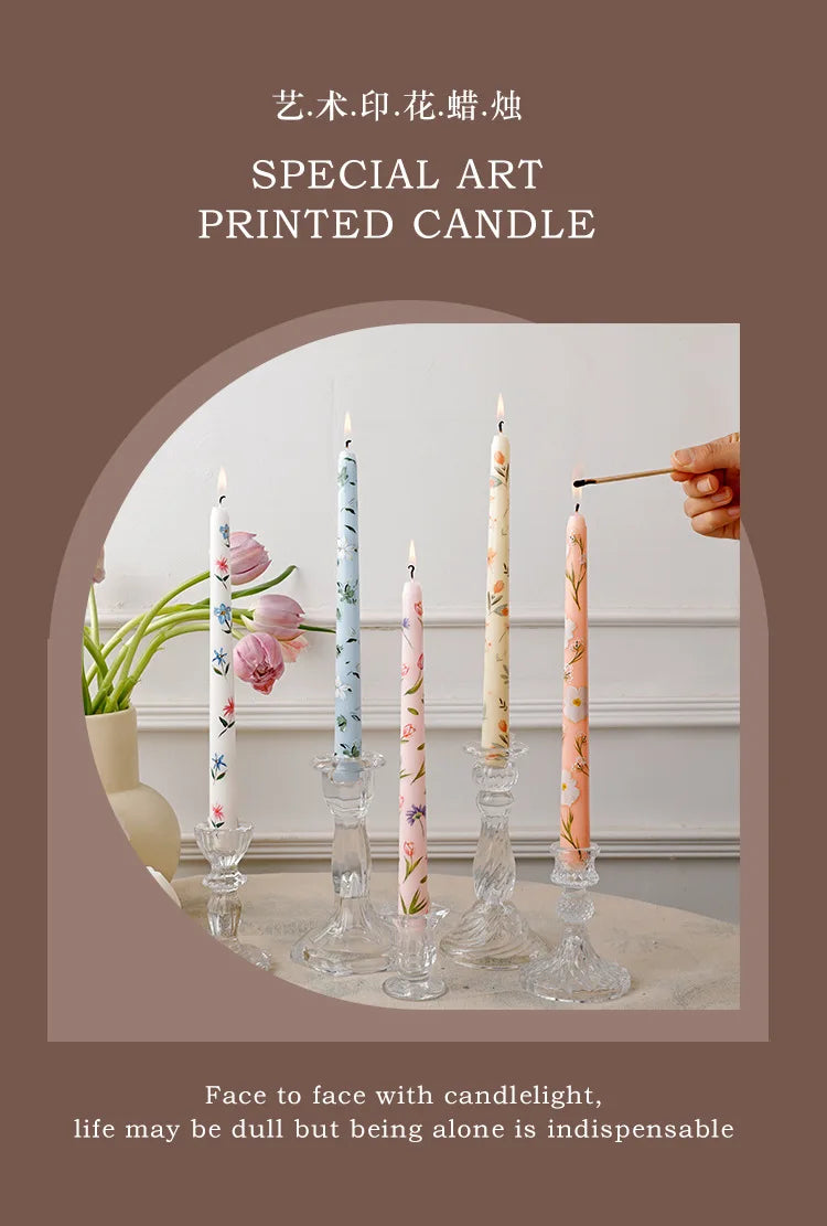 ヨーロピアンスタイルのロングキャンドル