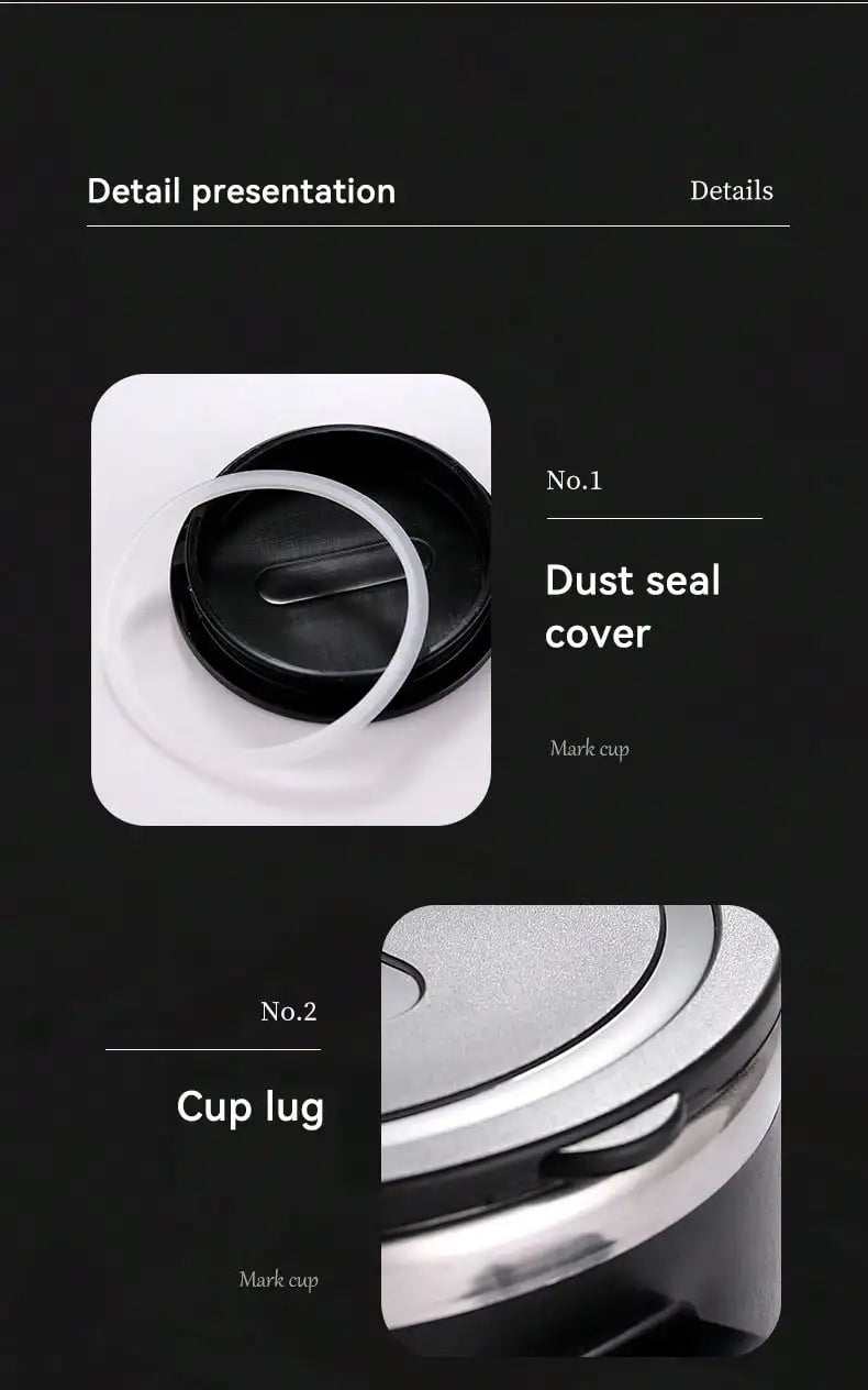 |イベント・ノベルティ用品 | 二重断熱フタ付きステンレスマグカップ | 480ml