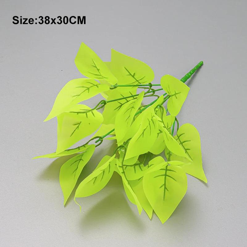 人工植物・ヤシの葉・背景・アクセサリー