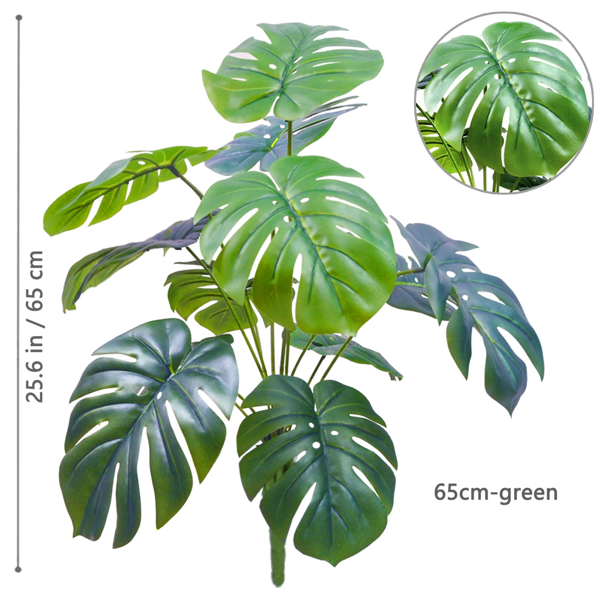 60~103cm・40.55インチ・人工モンステラ・ポトス