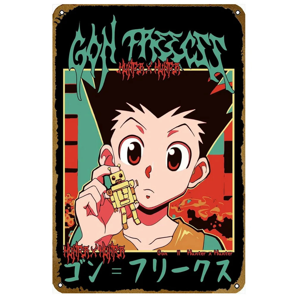 ヴィンテージ映画ブリキ看板 A