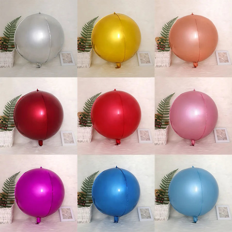 イベント・クリスマス装飾|4Dホログラフィックラウンドバルーン