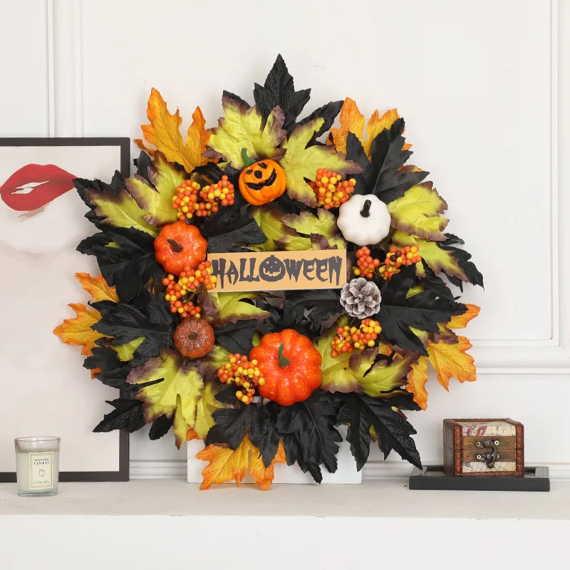 イベント・ハロウィングッズ|かぼちゃリース