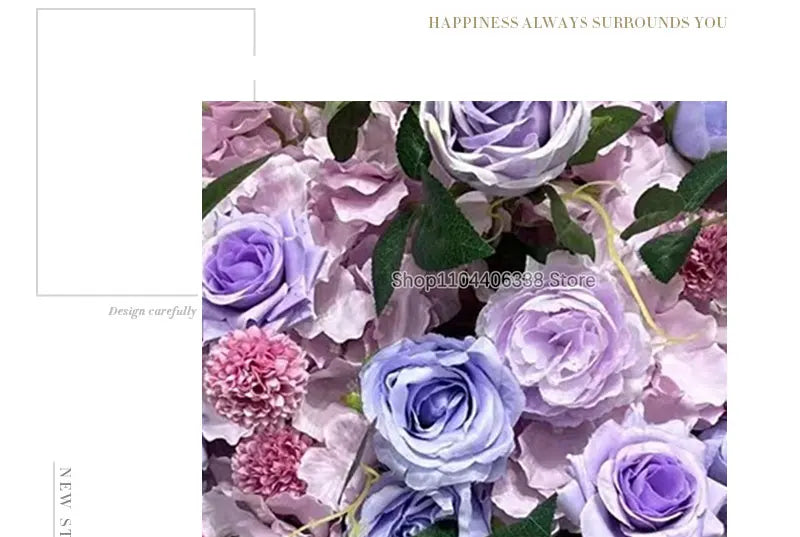 ロマンティックパープル フラワーデコレーション