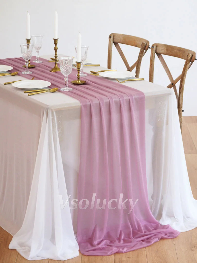 インテリア・パーティ装飾 |高級シアーテーブルランナー