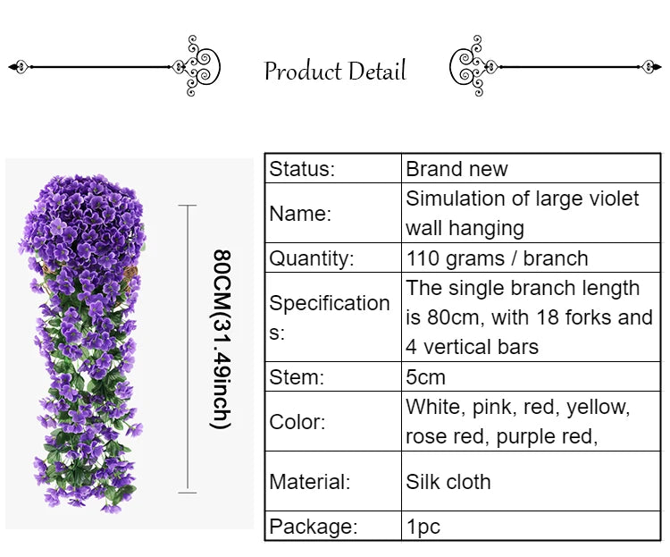 造花ハンギングローズ&アイビー壁掛け