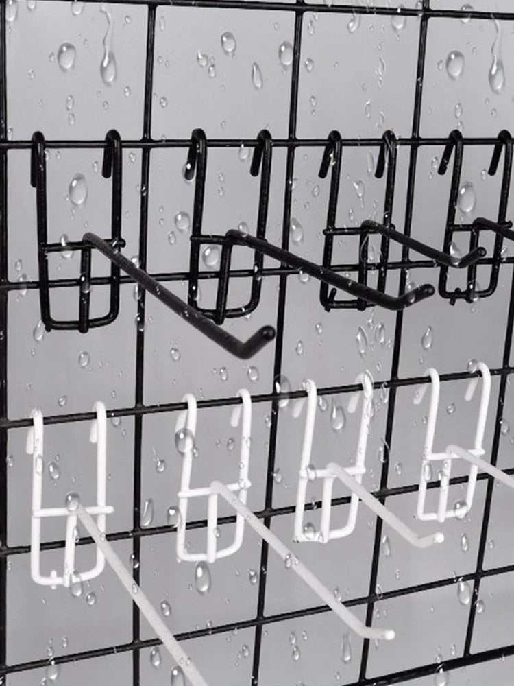 メッシュ棚用アイアンフック 10/20/30/50個セット