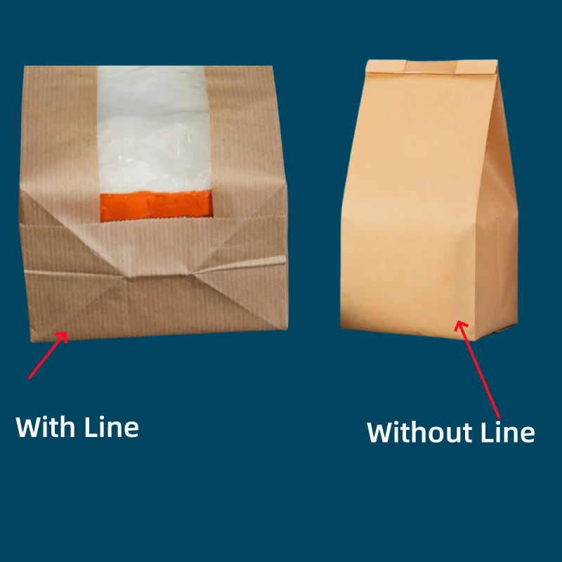 |ノベルティ用品 | 透明窓付きクラフトバッグ 50枚入