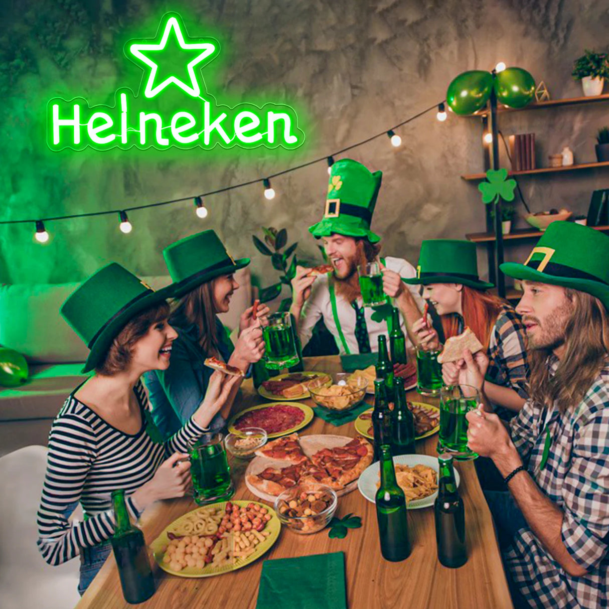 Heineken ビールLEDネオンサイン(ネオン看板)