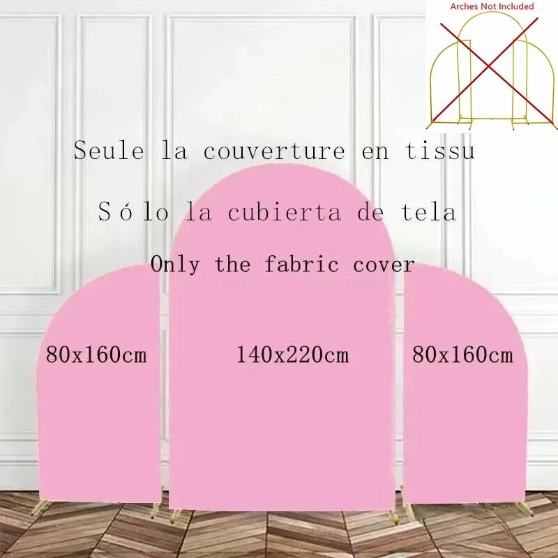 イベント装飾グッズ メタル製デコレーションフレーム布製カバー 3点セット