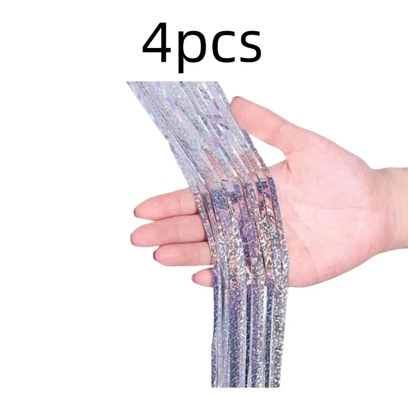 パーティー・インテリア用装飾 キラキラ!ホイル素材カーテン 誕生日用