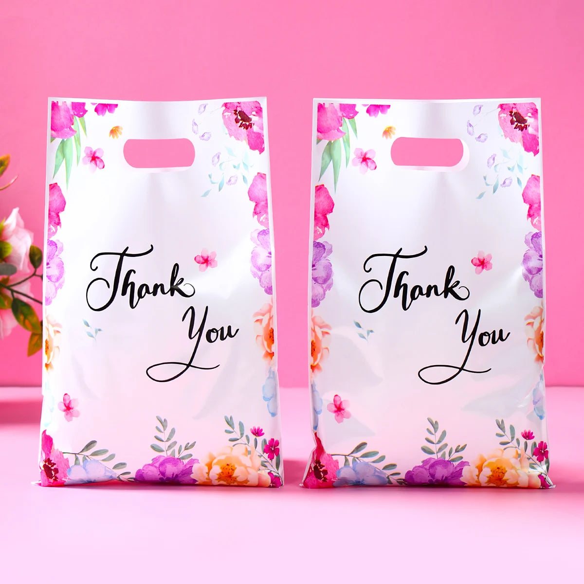 |イベント・ノベルティ用品 | サンキュー柄ギフトバッグ | W16.5×H25c