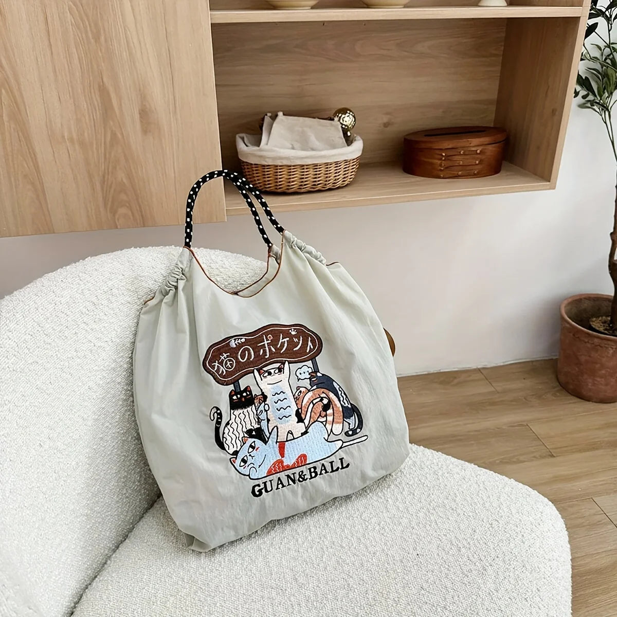 |ノベルティ用品 | ナイロンショルダーバッグ