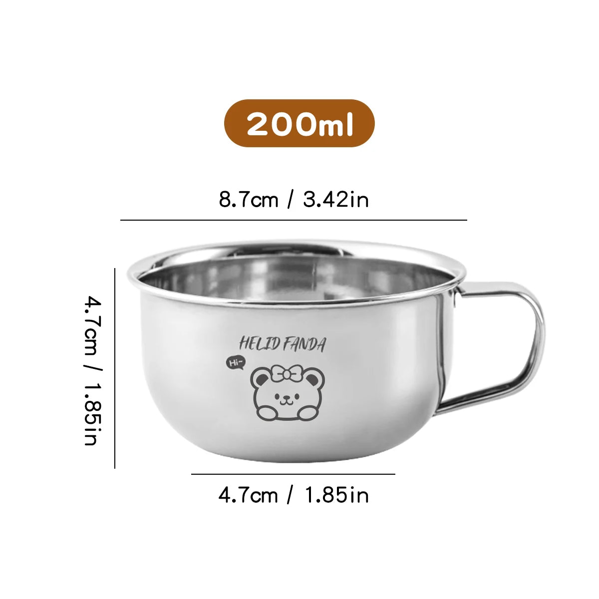 |イベント・ノベルティ用品 |ステンレス製 アニマル柄ミニカップ | 70ml