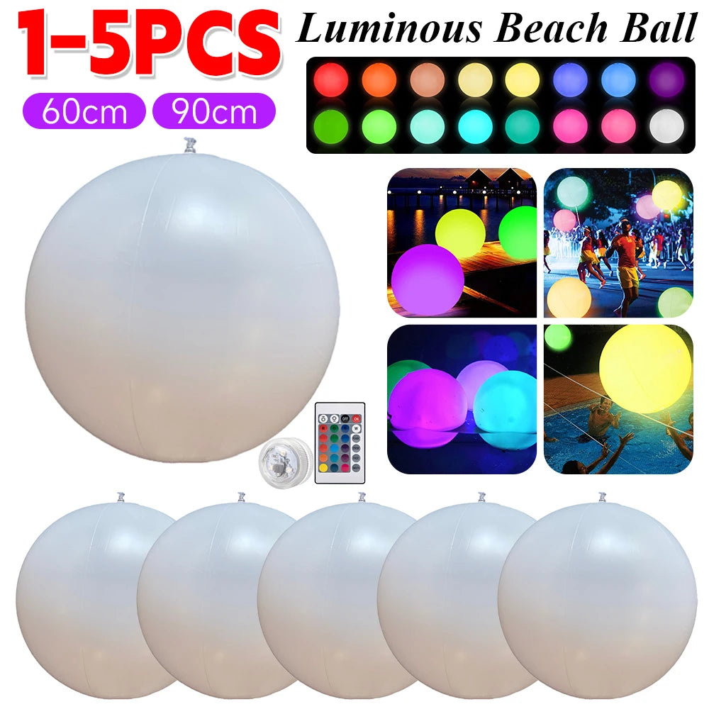 イベント・バルーン装飾|LED光るガーデンボールライトセット(1~5個)