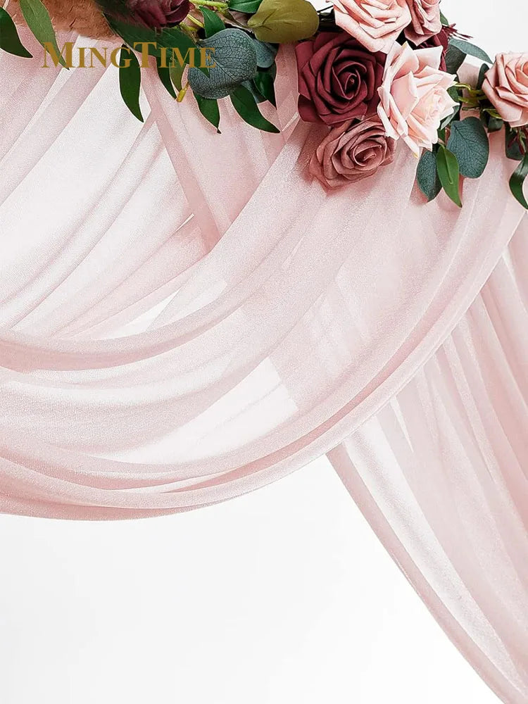 インテリア・パーティ装飾 | シフォン生地 カーテン | 全長6m/10m