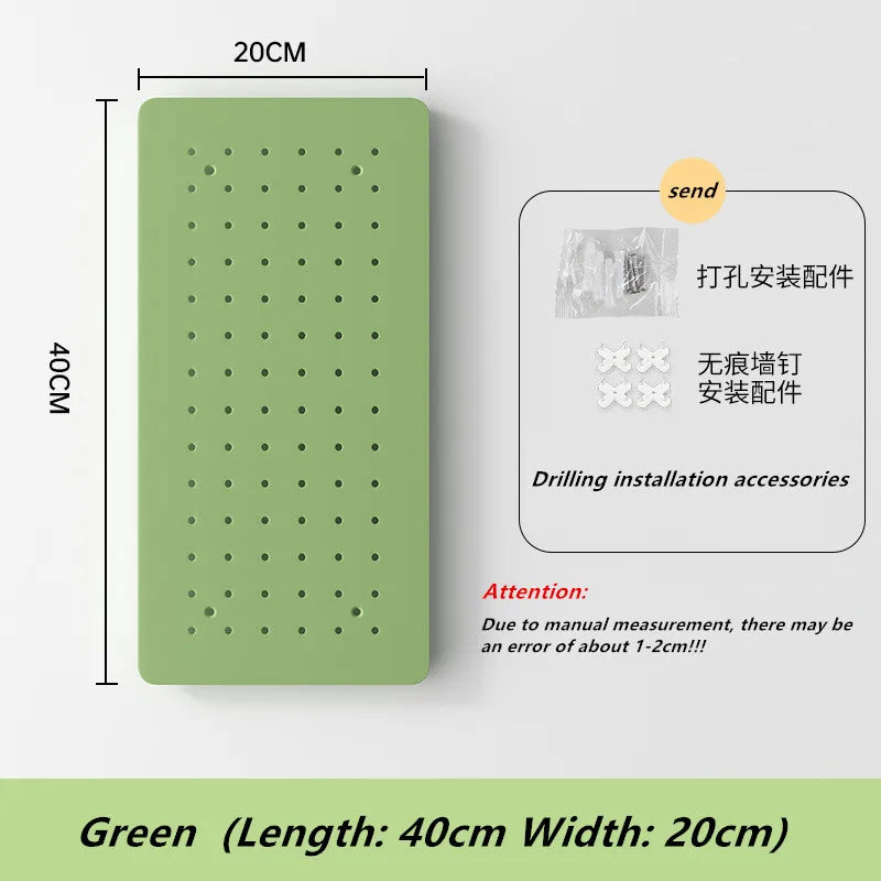 多機能メタルペグボード収納ラック