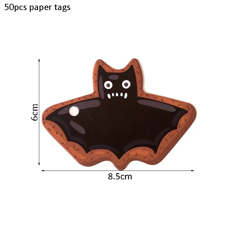 イベント・ハロウィングッズ|ハロウィン用ギフトタグ50枚セット