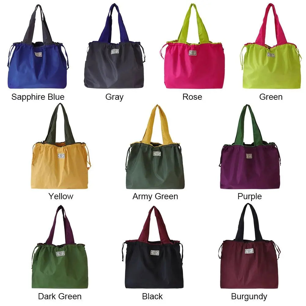 |ノベルティ用品 | 折り畳み可能 巾着型エコバッグ | 47×35cm