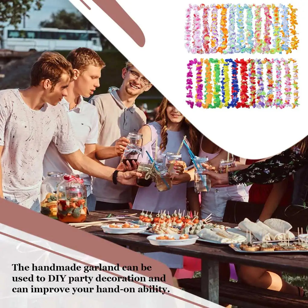 イベント・パーティー装飾|ハワイアンデコレーション用造花ガーランド50/100個
