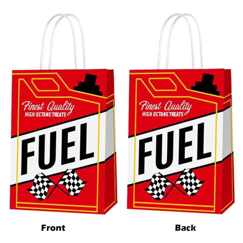 |ノベルティ用品 | レーシングカー風プリント紙袋 | W15×H21×D8c