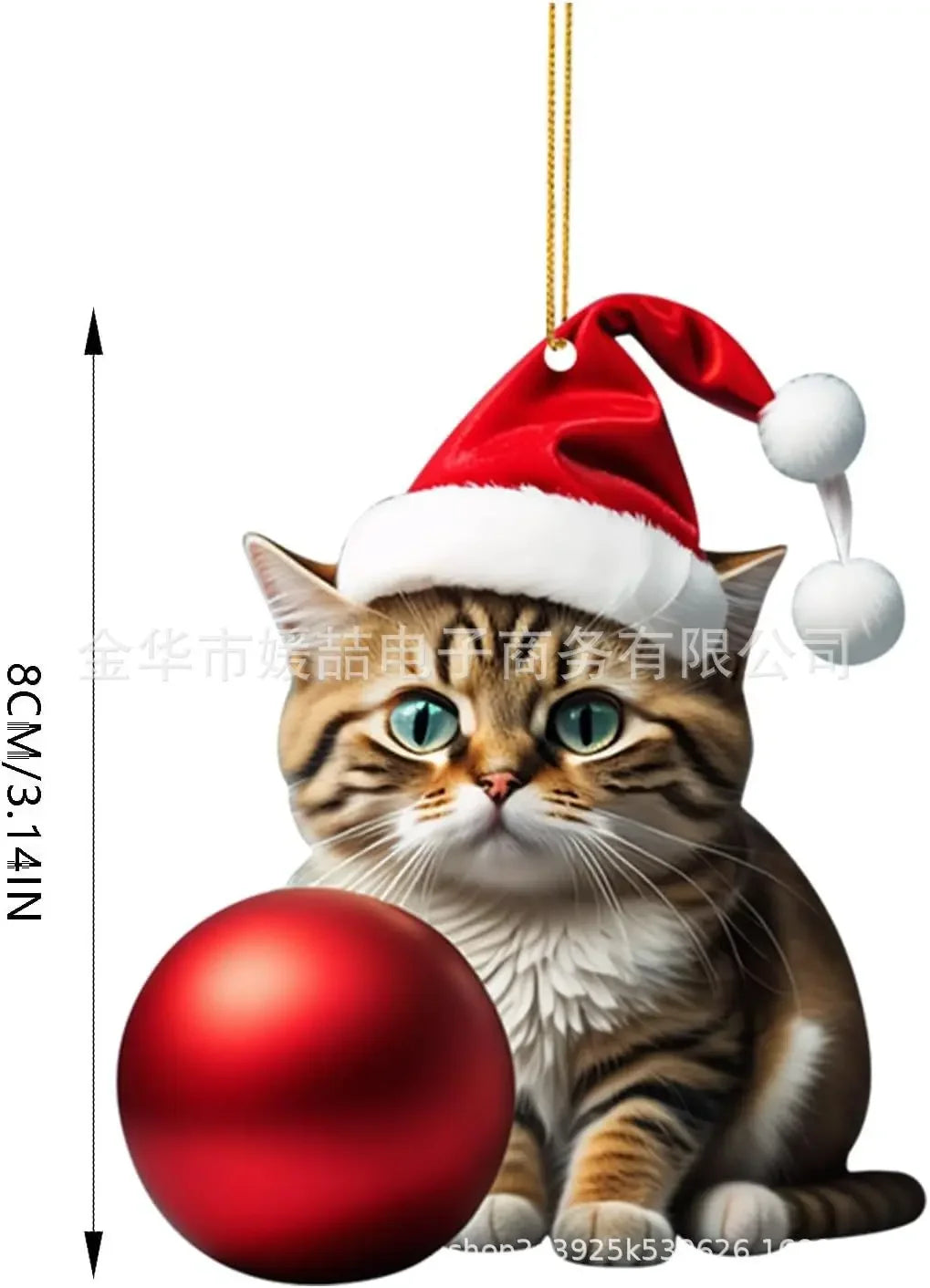 【クリスマス・インテリア装飾】猫・スノーマンなどの可愛いオーナメント(13パターン)