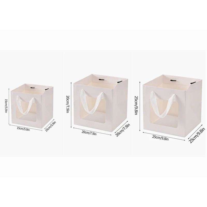 |ノベルティ用品 | 透明窓付きギフトバッグ | S/ M/ L