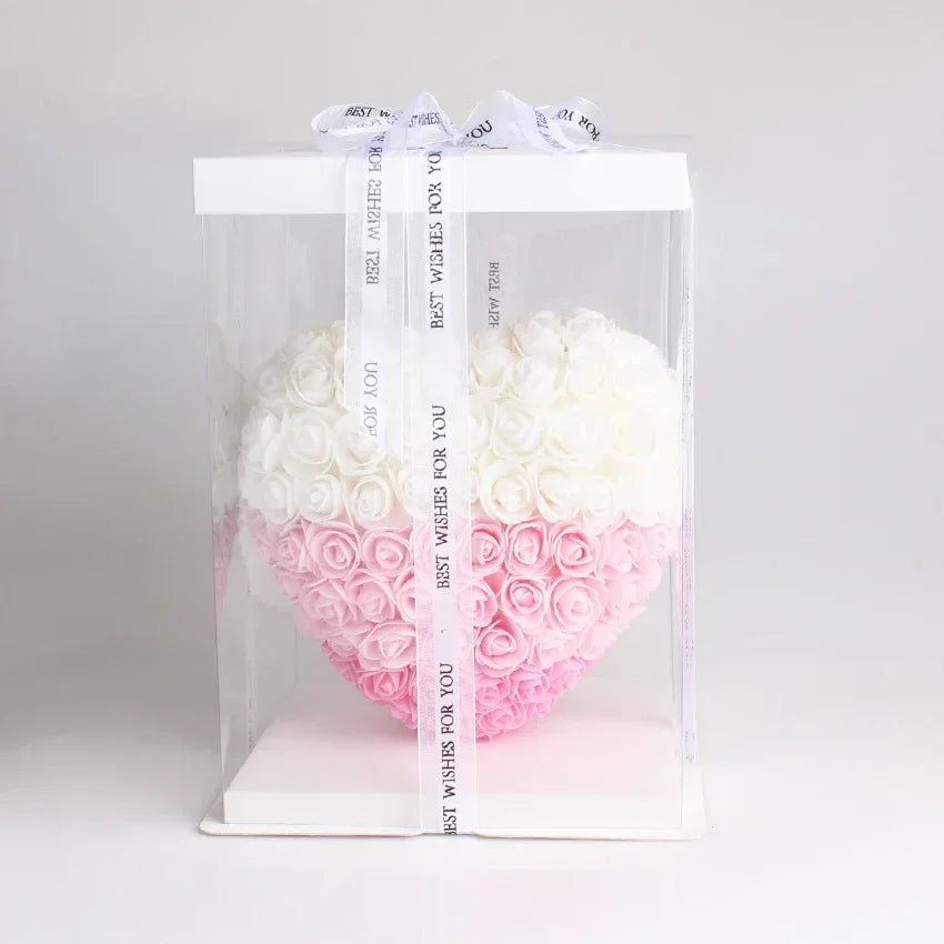 パーティー・インテリア装飾|造花ハート型ローズデコレーション(25c)