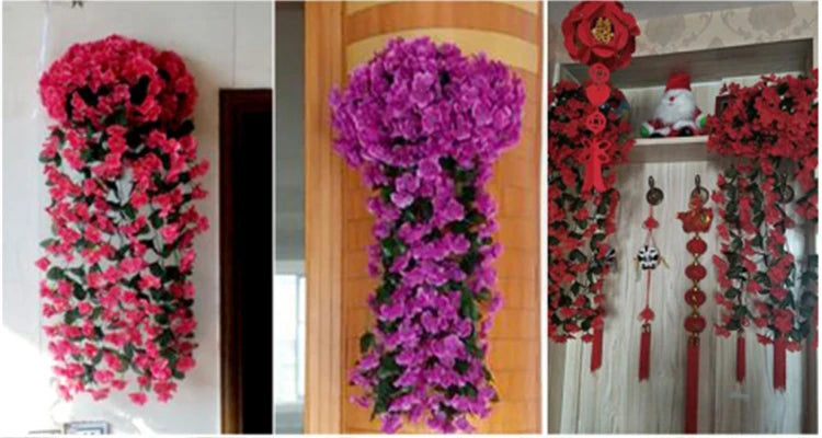 人工バイオレット 吊り下げフェイクフラワー