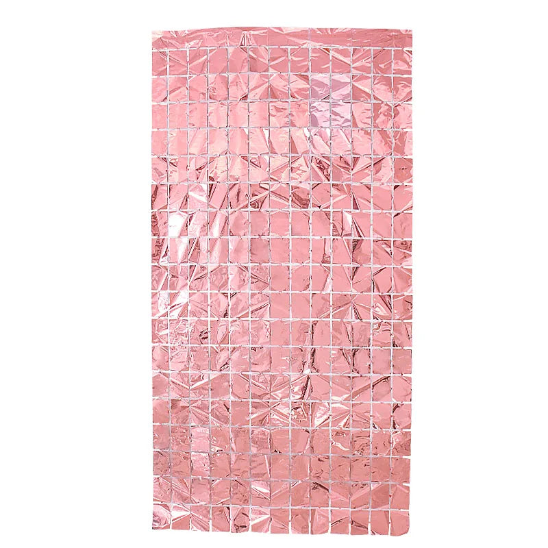 パーティー・インテリア装飾 キラキラ!ミラーボール風カーテン 単品 光反射