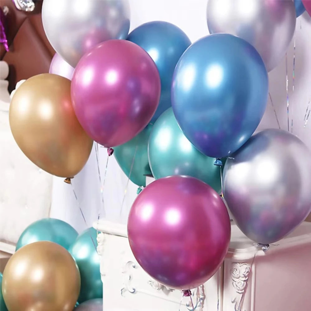 イベント・バルーン装飾 | メタリックカラーバルーンセット | 10/20/50個