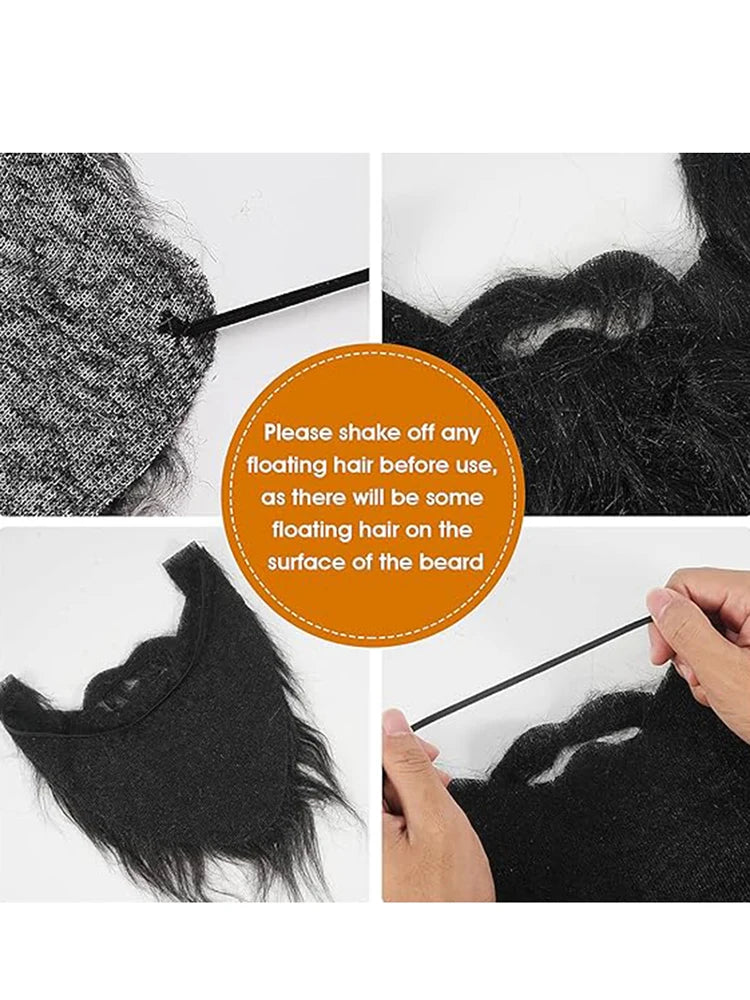 イベント・ハロウィングッズ|パーティー用リアルなつけひげ