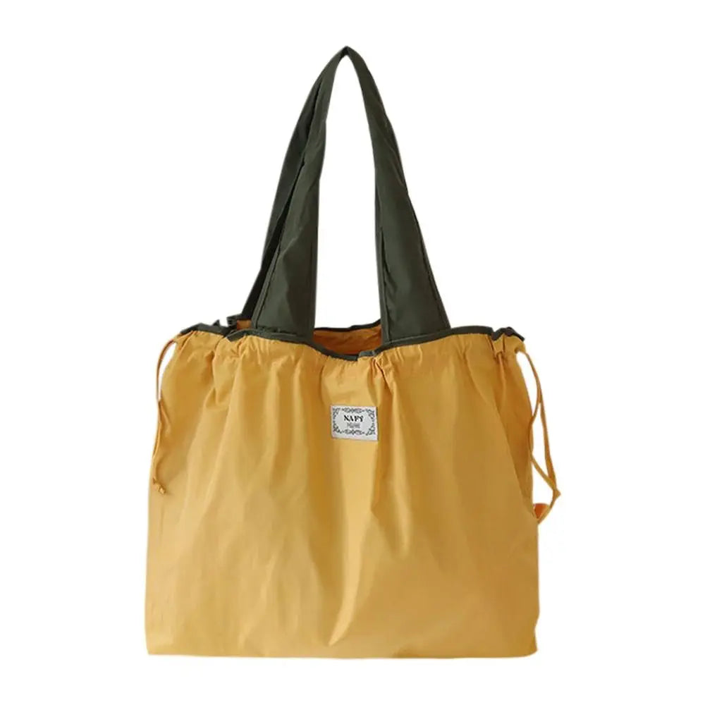 |ノベルティ用品 | 折り畳み可能 巾着型エコバッグ | 47×35cm