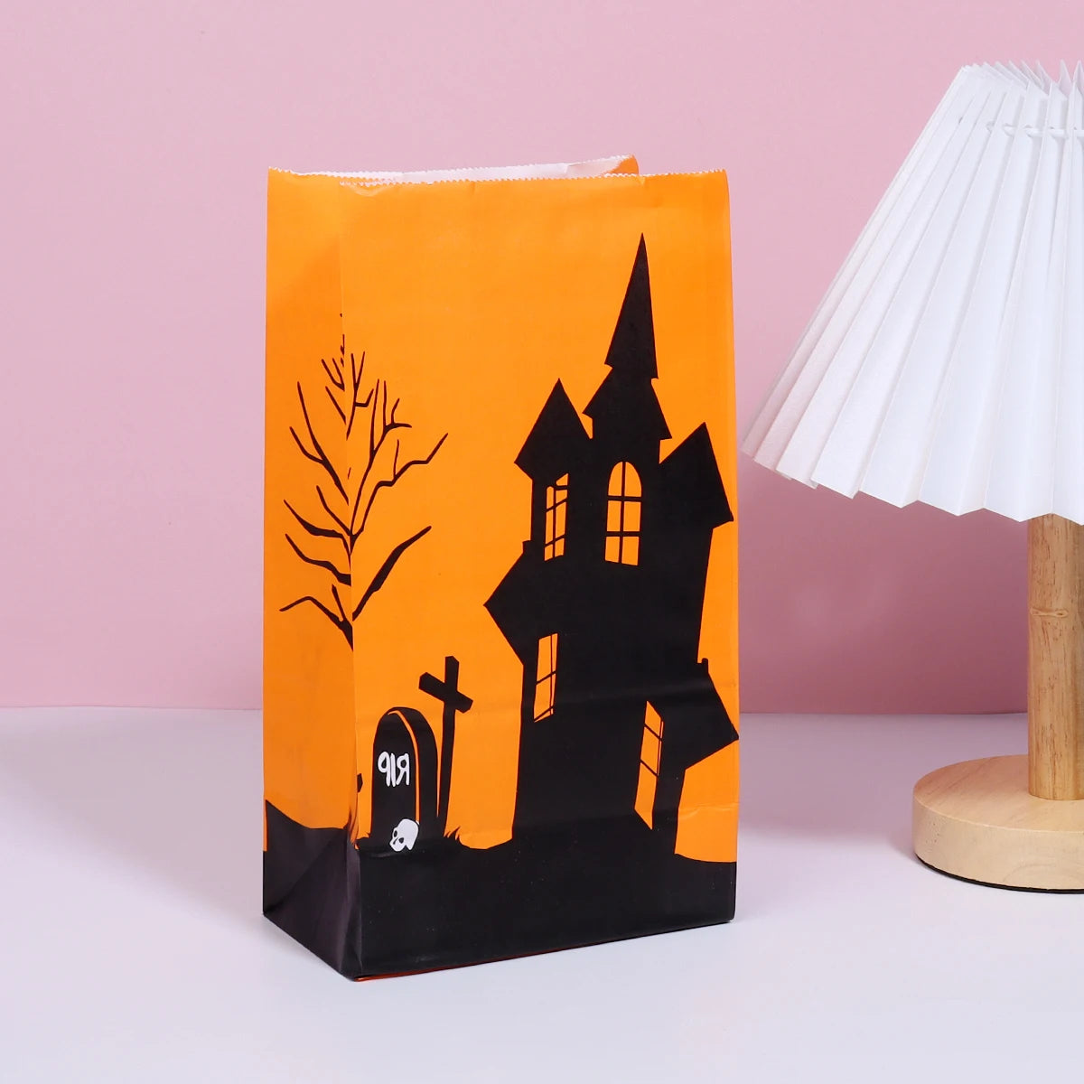 イベント・ハロウィングッズ|クラフト紙ギフトバッグ 12枚セット
