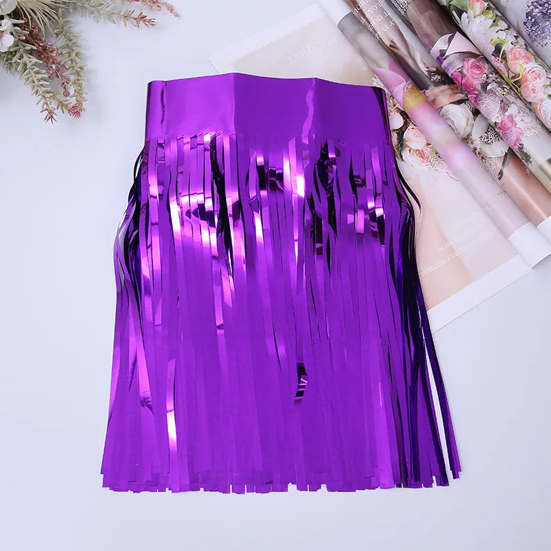 クリスマスガーランド|イベント・クリスマス装飾| ホイルフリンジガーランド 30x300cm