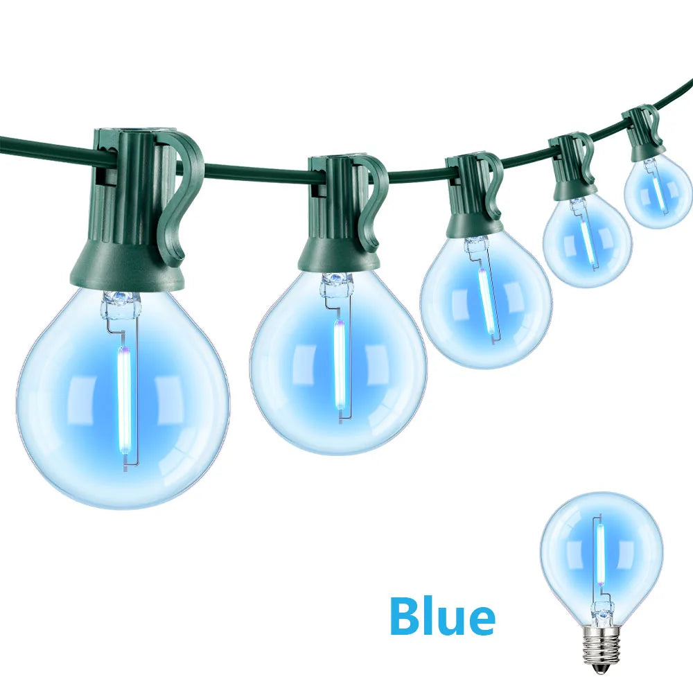 ドレープライト|イベント・パーティー装飾|カラフル屋外ガーランドライト(7.6M/10M/15M/20M)