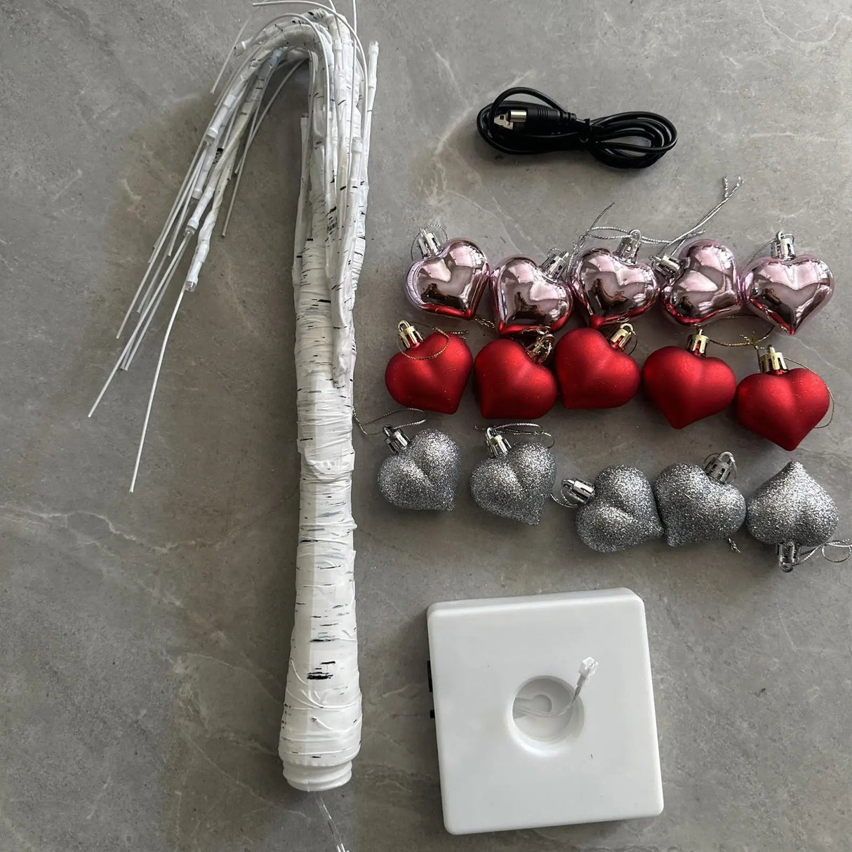 USB&バッテリー式LEDバーチツリーライト