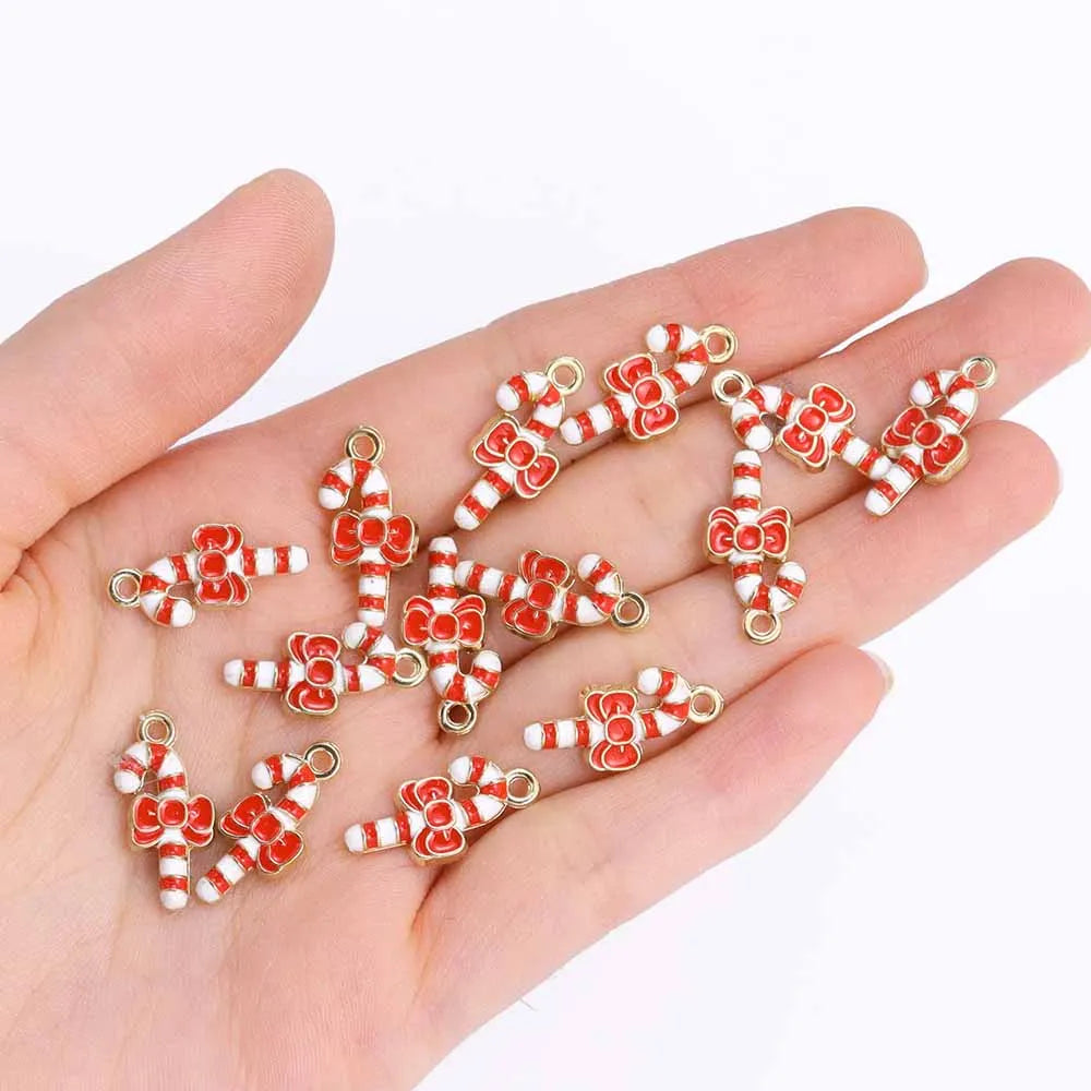 キュートなクリスマスチャームセット(10個セット)