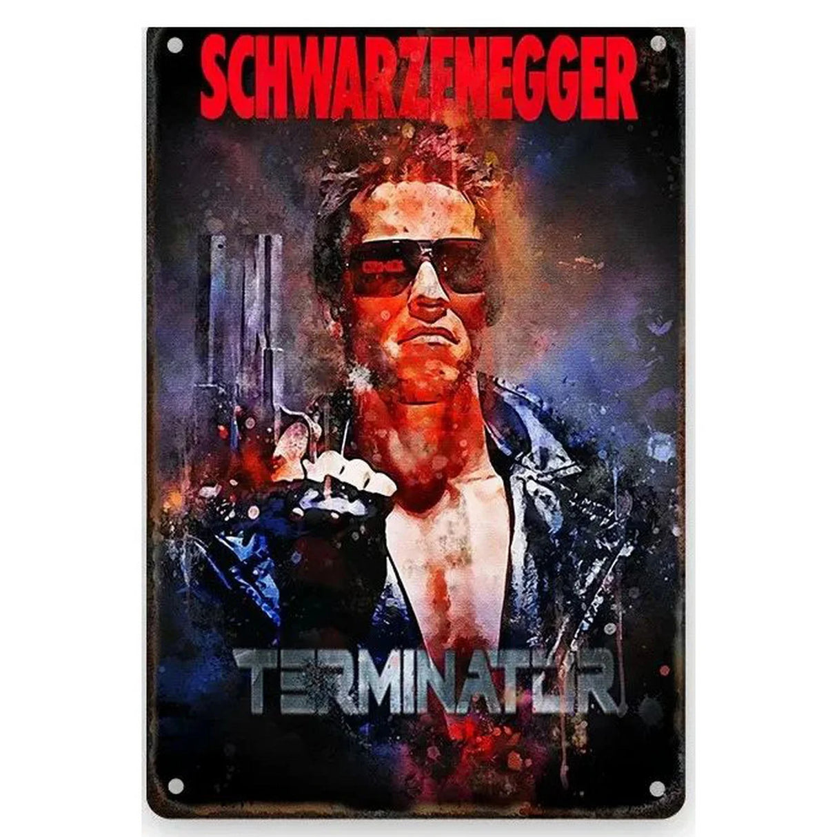 ヴィンテージ映画ブリキ看板 B