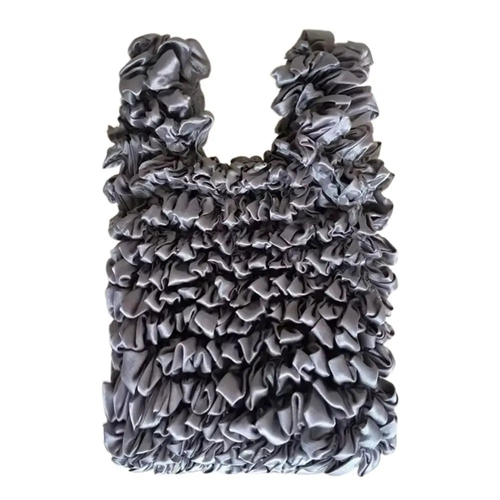 |ノベルティ用品 | 人気!シャーリング素材ショルダーバッグ | 10×17cm