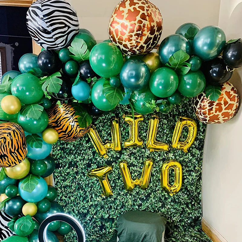 レトロダークグリーンバルーン40個セット