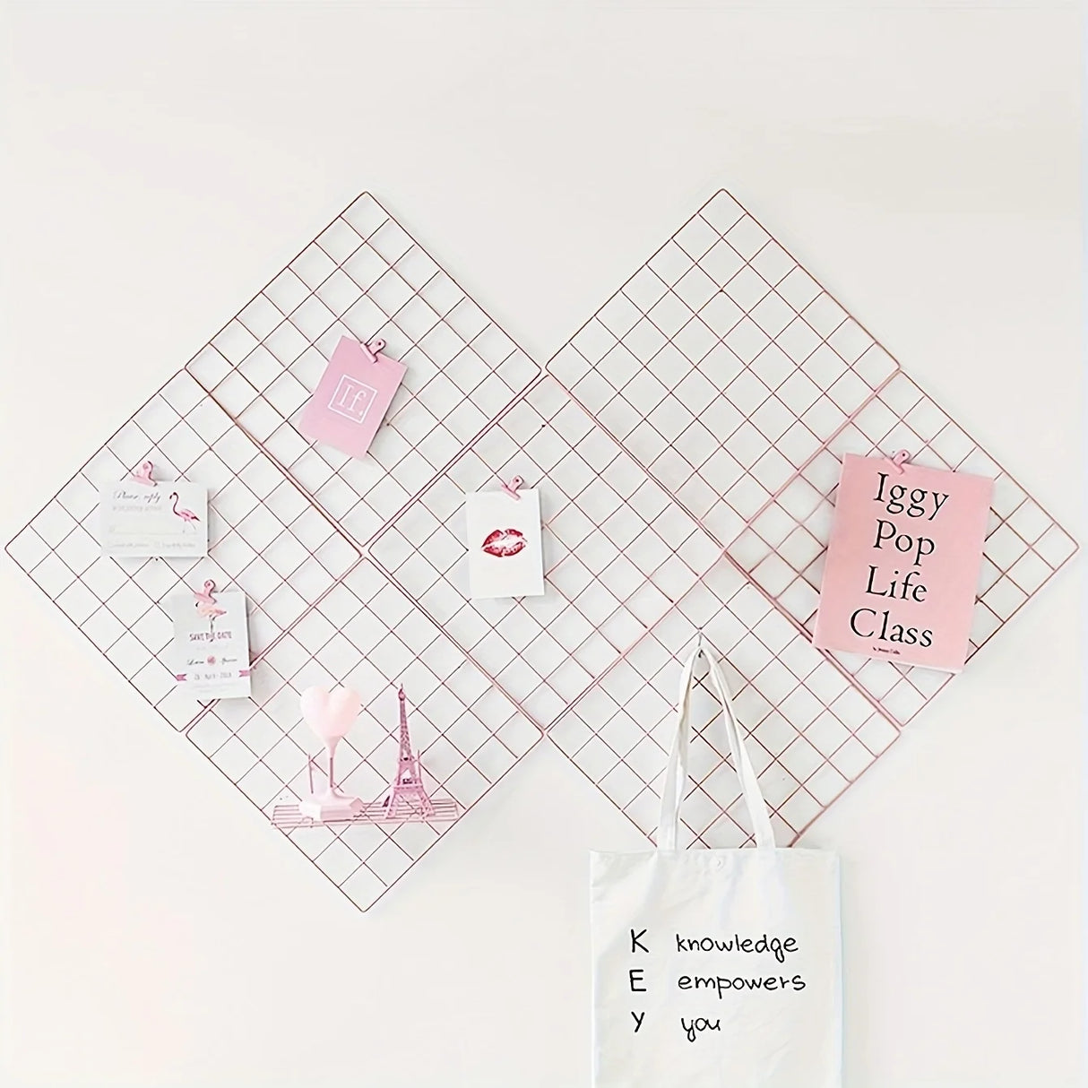 多機能壁面用グリッドパネルセット