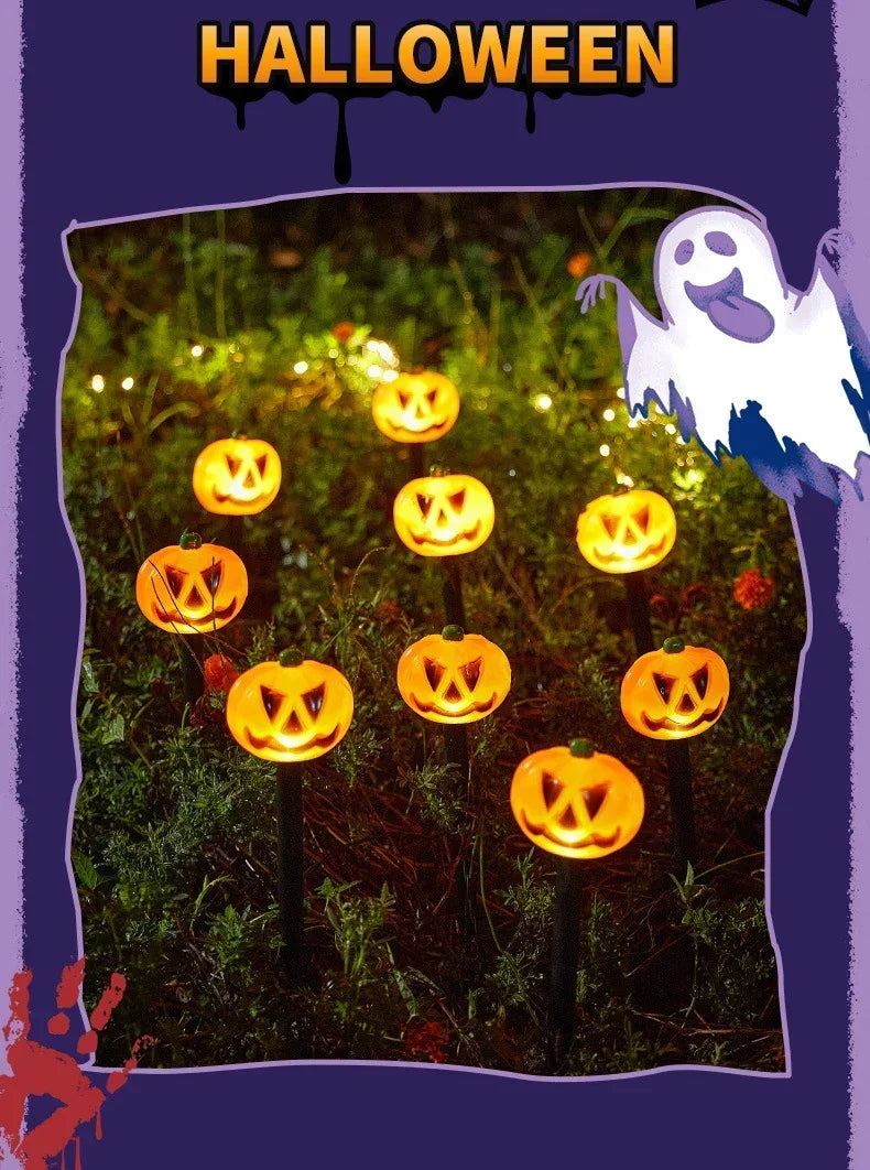 イベント・ハロウィングッズ|ソーラーパンプキンランタン屋外装飾ライト