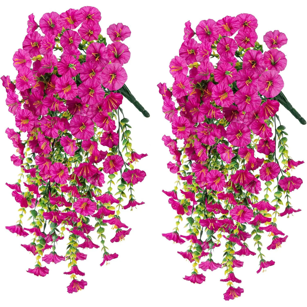 パーティー・ガーデン装飾 造花 人工ペチュニア壁掛け 本物そっくり 75cm