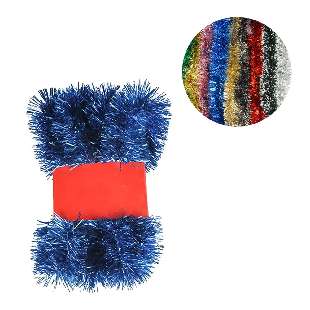 イベント・クリスマス装飾|メタリックティンセルガーランド5m